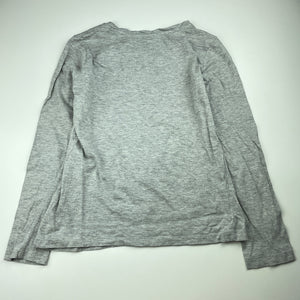 Girls Target, grey marle long sleeve t-shirt / top, GUC, size 14,  