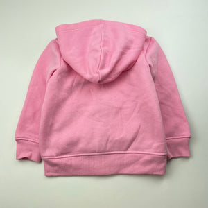 Girls Brilliant Basics, fleece lined zip hoodie sweater, EUC, size 2,  