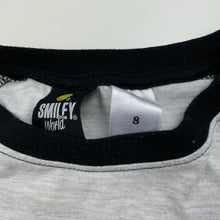 Load image into Gallery viewer, Girls Smiley World, flip sequin soft feel long sleeve top, light marks, FUC, size 8,  