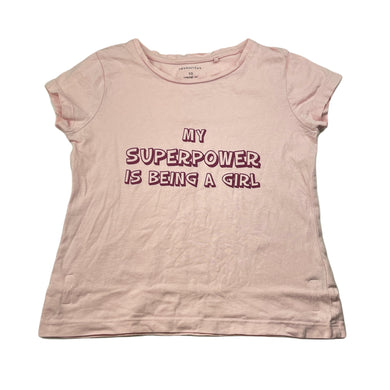Girls Favourites, pink cotton t-shirt / top, GUC, size 10,  