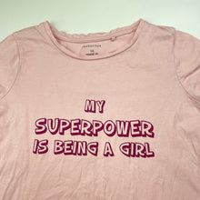 Load image into Gallery viewer, Girls Favourites, pink cotton t-shirt / top, GUC, size 10,  