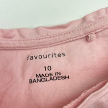 Load image into Gallery viewer, Girls Favourites, pink cotton t-shirt / top, GUC, size 10,  
