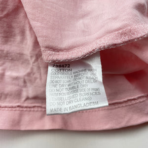 Girls Favourites, pink cotton t-shirt / top, GUC, size 10,  