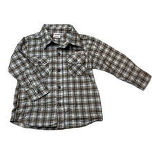 Load image into Gallery viewer, Boys Dymples, flannel cotton long sleeve shirt, EUC, size 2,  