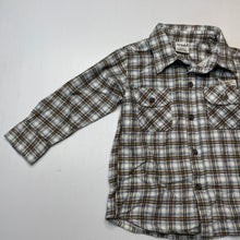 Load image into Gallery viewer, Boys Dymples, flannel cotton long sleeve shirt, EUC, size 2,  
