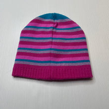 Load image into Gallery viewer, Girls Hi-5, striped knitted hat/beanie, EUC, size 3-6,  