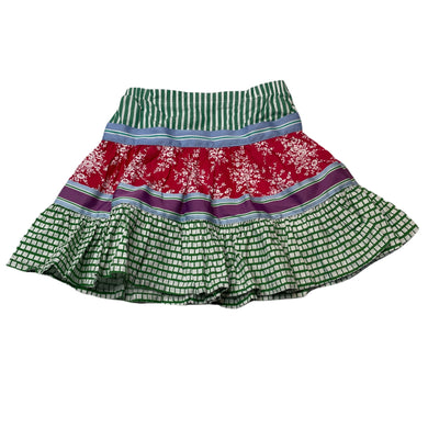 Girls Hilly Chrisp, lined cotton skirt, elasticated, L: 28.5cm, EUC, size 2,  
