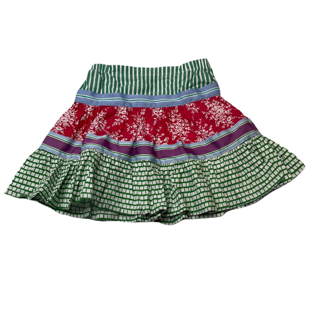 Girls Hilly Chrisp, lined cotton skirt, elasticated, L: 28.5cm, EUC, size 2,  