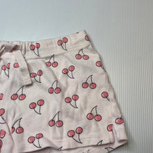 Load image into Gallery viewer, Girls Seed, pink cotton pyjama shorts, cherries, FUC, size 5,  