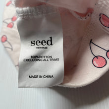 Load image into Gallery viewer, Girls Seed, pink cotton pyjama shorts, cherries, FUC, size 5,  