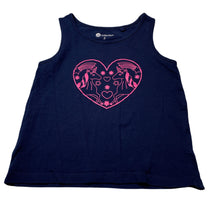 Load image into Gallery viewer, Girls B Collection, navy singlet / tank top, unicorns, EUC, size 3,  