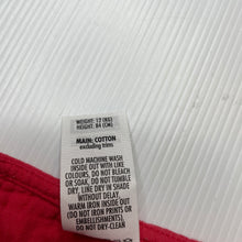 Load image into Gallery viewer, unisex Bonds, red crinkle cotton top, FUC, size 1,  