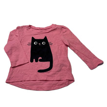 Load image into Gallery viewer, Girls GAP, cotton long sleeve top, cat, GUC, size 1,  
