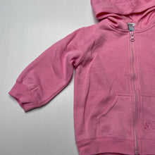 Load image into Gallery viewer, Girls Now, pink fleece lined zip hoodie sweater, EUC, size 2,  