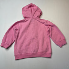 Load image into Gallery viewer, Girls Now, pink fleece lined zip hoodie sweater, EUC, size 2,  