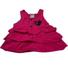Load image into Gallery viewer, Girls Kids Stuff, cotton singlet / tank top, heart, GUC, size 1,  