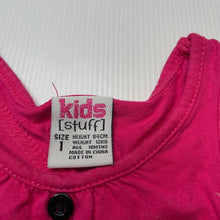 Load image into Gallery viewer, Girls Kids Stuff, cotton singlet / tank top, heart, GUC, size 1,  