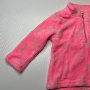 Girls Mango, soft fleece sweater / jumper, unicorns, GUC, size 2,  