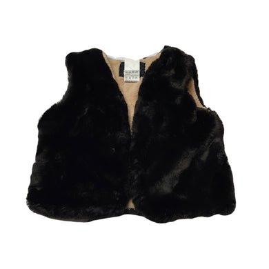 Girls Britt, soft feel faux fur vest, EUC, size 2-3,  