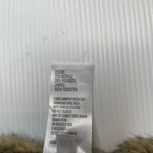 Load image into Gallery viewer, Girls Kids &amp; Co, lined faux fur vest, 2 hook fasten, EUC, size 4,  