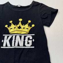 Load image into Gallery viewer, Boys black, t-shirt / top, king, GUC, size 2-3,  