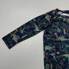 Load image into Gallery viewer, Boys Dymples, long sleeve rashie / swim top, dinosaurs, EUC, size 2,  