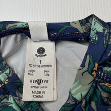 Load image into Gallery viewer, Boys Dymples, long sleeve rashie / swim top, dinosaurs, EUC, size 2,  