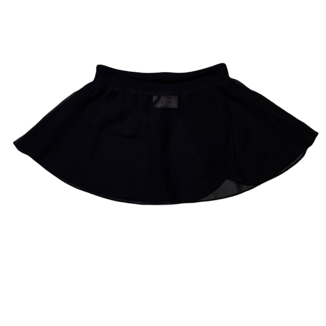 Girls Mango, black ballet / dance skirt, elasticated, EUC, size 1-2,  