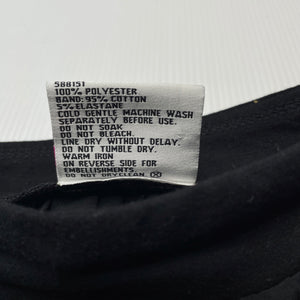 Girls Mango, black ballet / dance skirt, elasticated, EUC, size 1-2,  