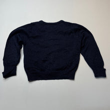Load image into Gallery viewer, Girls Cotton On, embellished navy metallic knit cardigan, EUC, size 4,  
