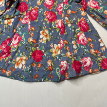 Load image into Gallery viewer, Girls The Childrens Place, lined floral long sleeve top, Sz: S, armpit to armpit: 25cm, shoulder to cuff: 30cm, NEW, size 1-2,  