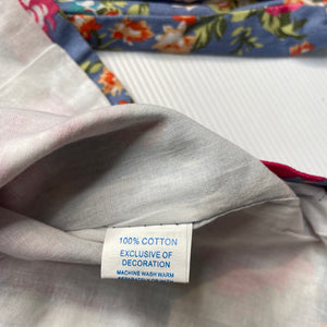 Girls The Childrens Place, lined floral long sleeve top, Sz: S, armpit to armpit: 25cm, shoulder to cuff: 30cm, NEW, size 1-2,  