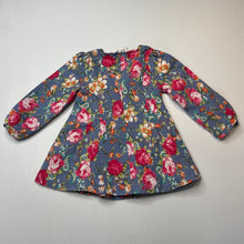 Load image into Gallery viewer, Girls The Childrens Place, lined floral long sleeve top, Sz: S, armpit to armpit: 25cm, shoulder to cuff: 30cm, NEW, size 1-2,  