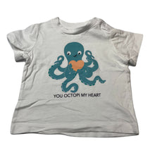 Load image into Gallery viewer, unisex Baby Berry, cotton t-shirt / top, Octopus, EUC, size 00,  