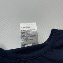 Load image into Gallery viewer, Girls Anko, navy cotton long sleeve top, EUC, size 00,  