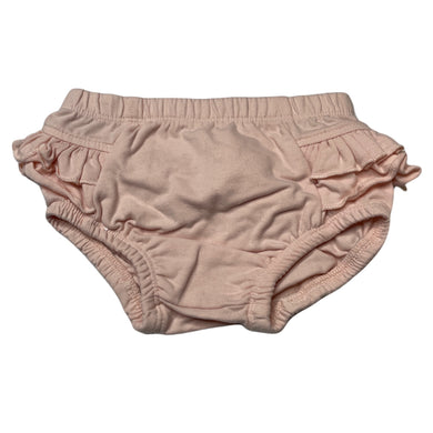 Girls Anko, pink ruffle nappy cover / bloomers, EUC, size 00,  