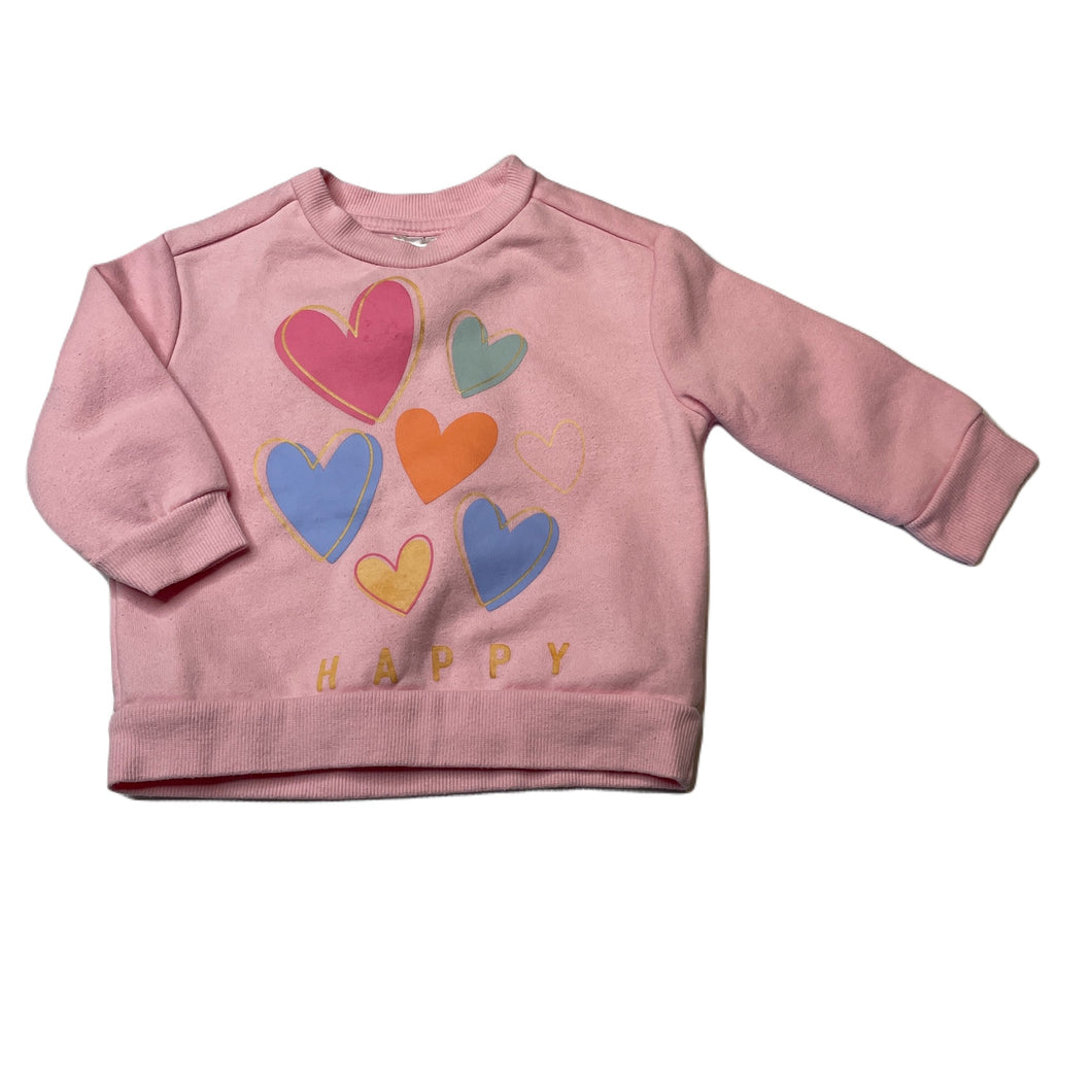 Girls Anko, fleece lined sweater / jumper, pilling, FUC, size 1,  