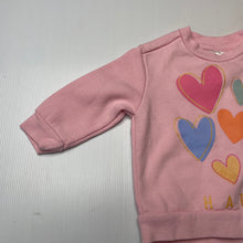 Load image into Gallery viewer, Girls Anko, fleece lined sweater / jumper, pilling, FUC, size 1,  