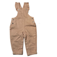 Load image into Gallery viewer, Girls Target, pink stretch denim overalls, NEW, size 1,  