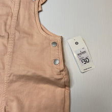 Load image into Gallery viewer, Girls Target, pink stretch denim overalls, NEW, size 1,  