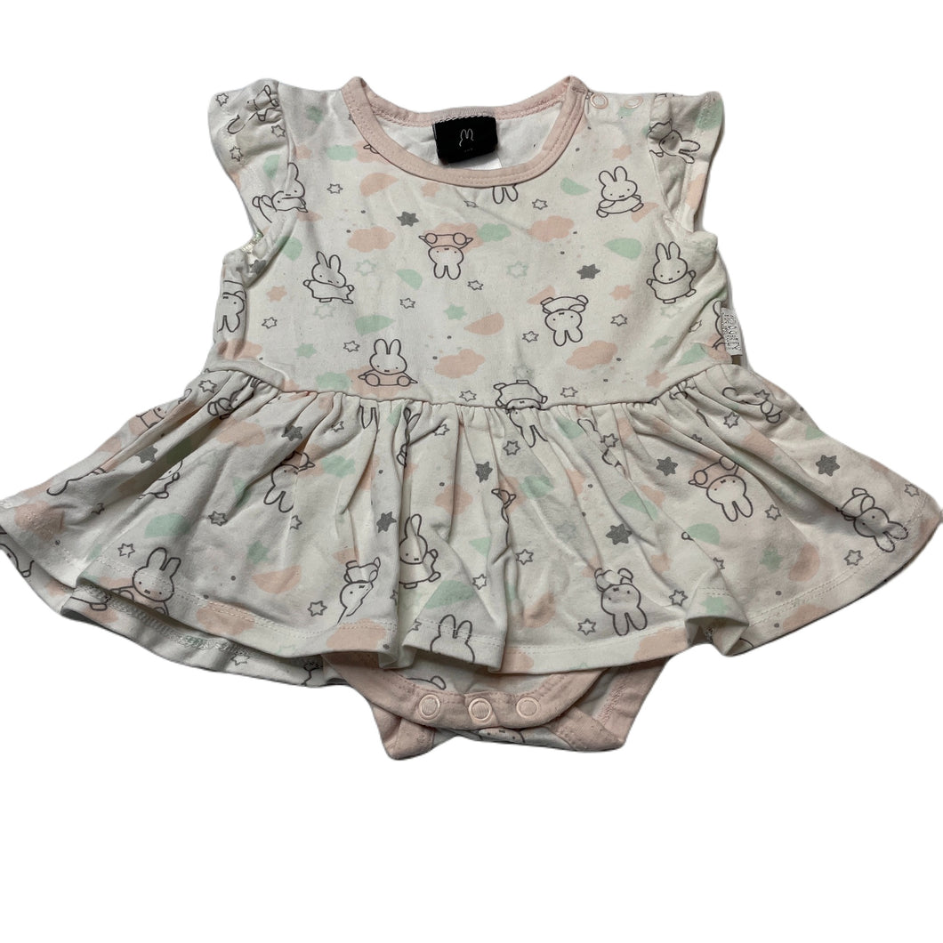 Girls Miffy, stretchy romper, FUC, size 0,  