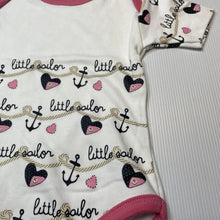 Load image into Gallery viewer, Girls STRANGEA, cotton bodysuit / romper, EUC, size 0,  