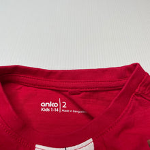 Load image into Gallery viewer, unisex Anko, cotton Christmas t-shirt / top, EUC, size 2,  