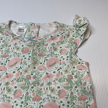 Load image into Gallery viewer, Girls Ollies Place, floral cotton romper, GUC, size 1,  