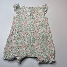 Load image into Gallery viewer, Girls Ollies Place, floral cotton romper, GUC, size 1,  