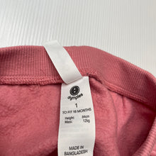 Load image into Gallery viewer, Girls Dymples, pink fleece lined pants, elasticated, pilling, FUC, size 1,  