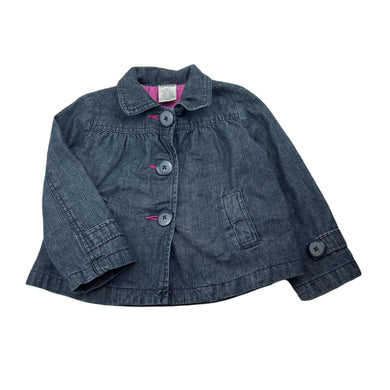 Girls Dymples, lined dark denim jacket, EUC, size 2,  