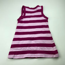 Load image into Gallery viewer, Girls Bonds, striped cotton casual dress, FUC, size 4, L: 48cm