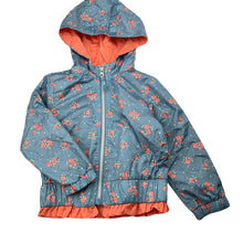 Load image into Gallery viewer, Girls Pink Platinum, floral lightweight spray jacket, EUC, size 2,  