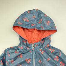 Load image into Gallery viewer, Girls Pink Platinum, floral lightweight spray jacket, EUC, size 2,  